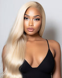 13X4 BLONDE SILKY STRAIGHT HD LACE WIG